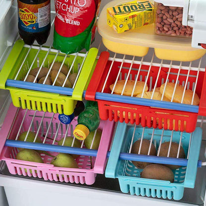 Virgin Freeze Storage Unbreakable Adjustable basket with Extra Storage