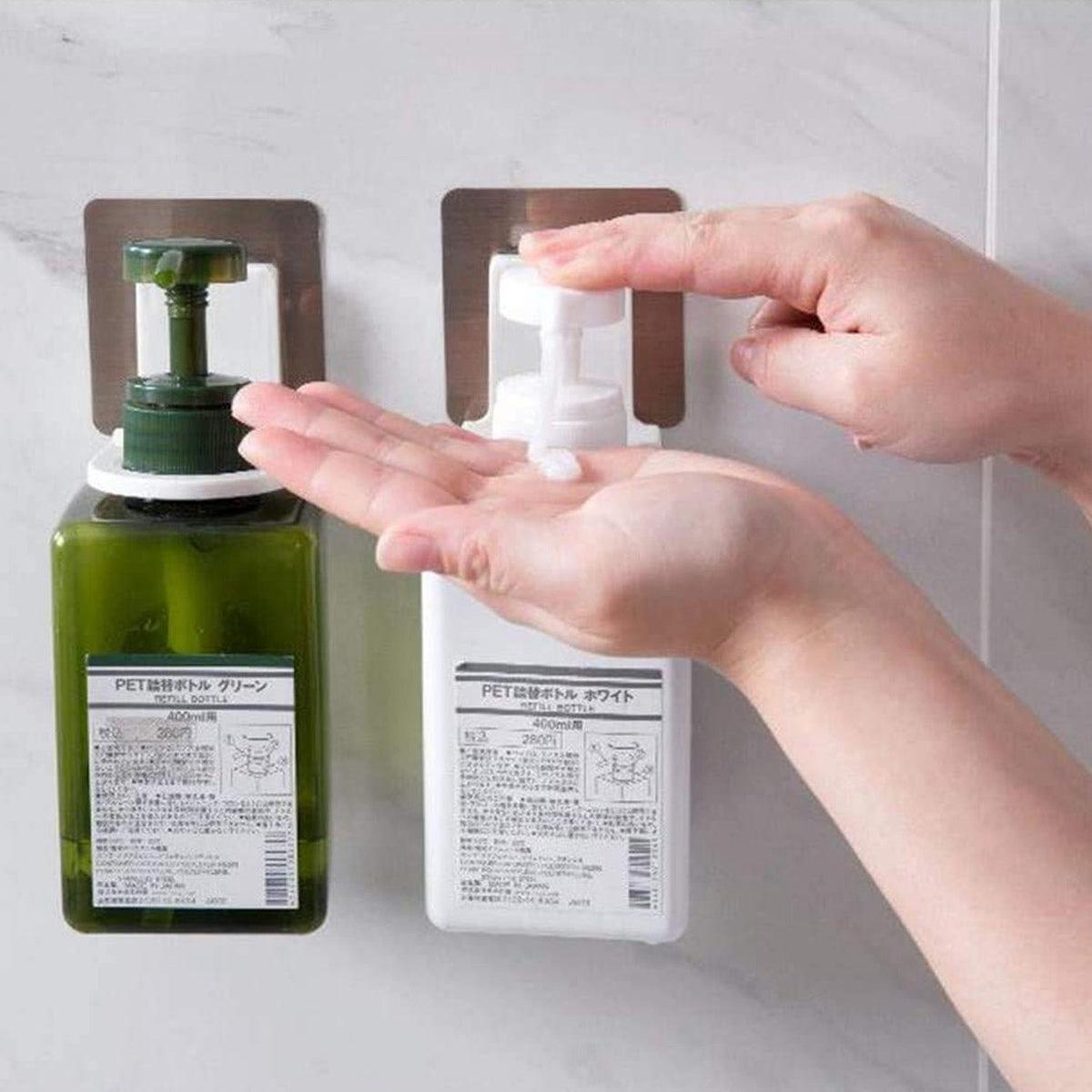 Wall-Mounted Adhesive Hook for Shampoo & Soap, Strong Hold (1pc)