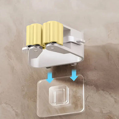 Magic Sticker Series Self Adhesive Mop and Broom Holder