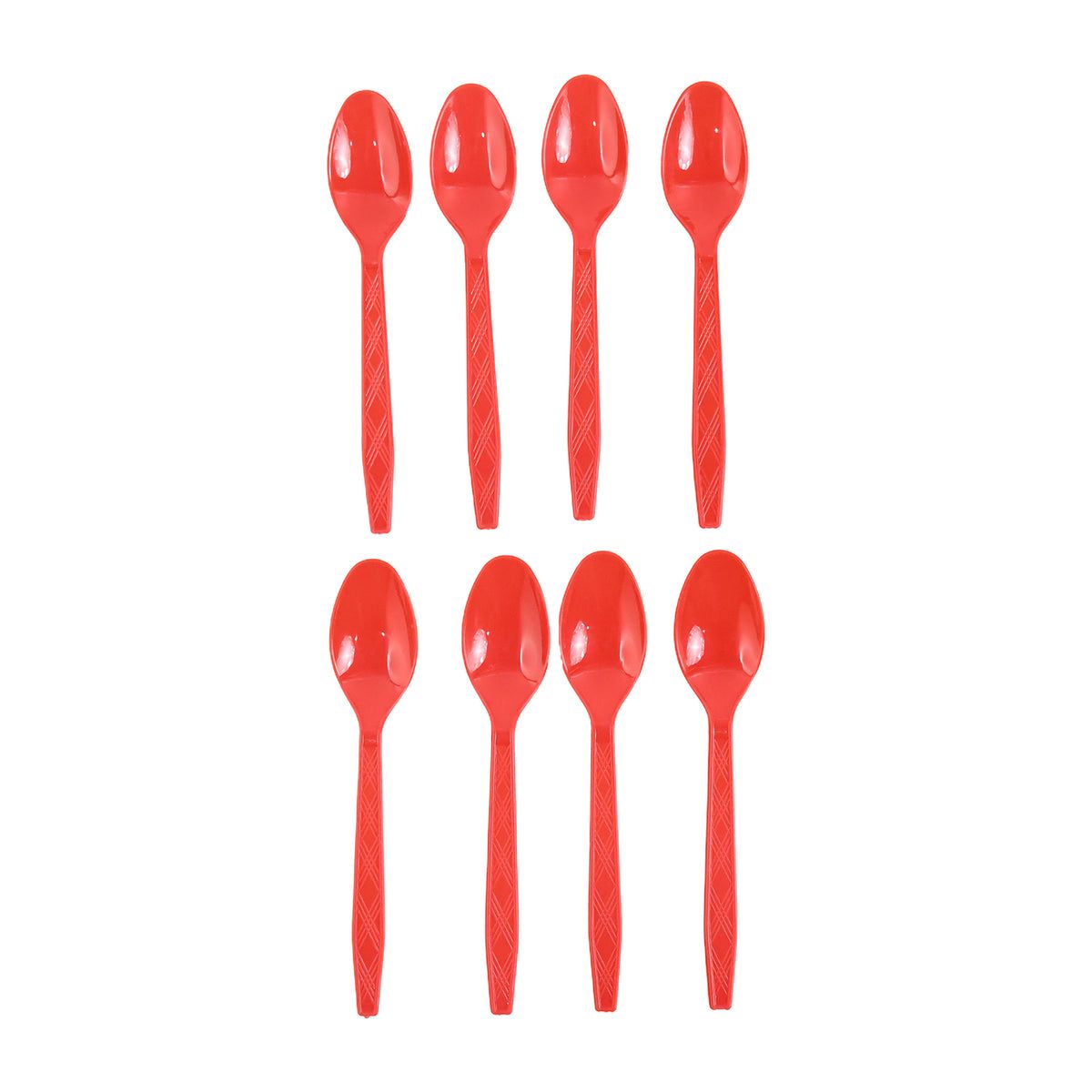 Reusable Home Dining Plastic Spoons (8 Pc)