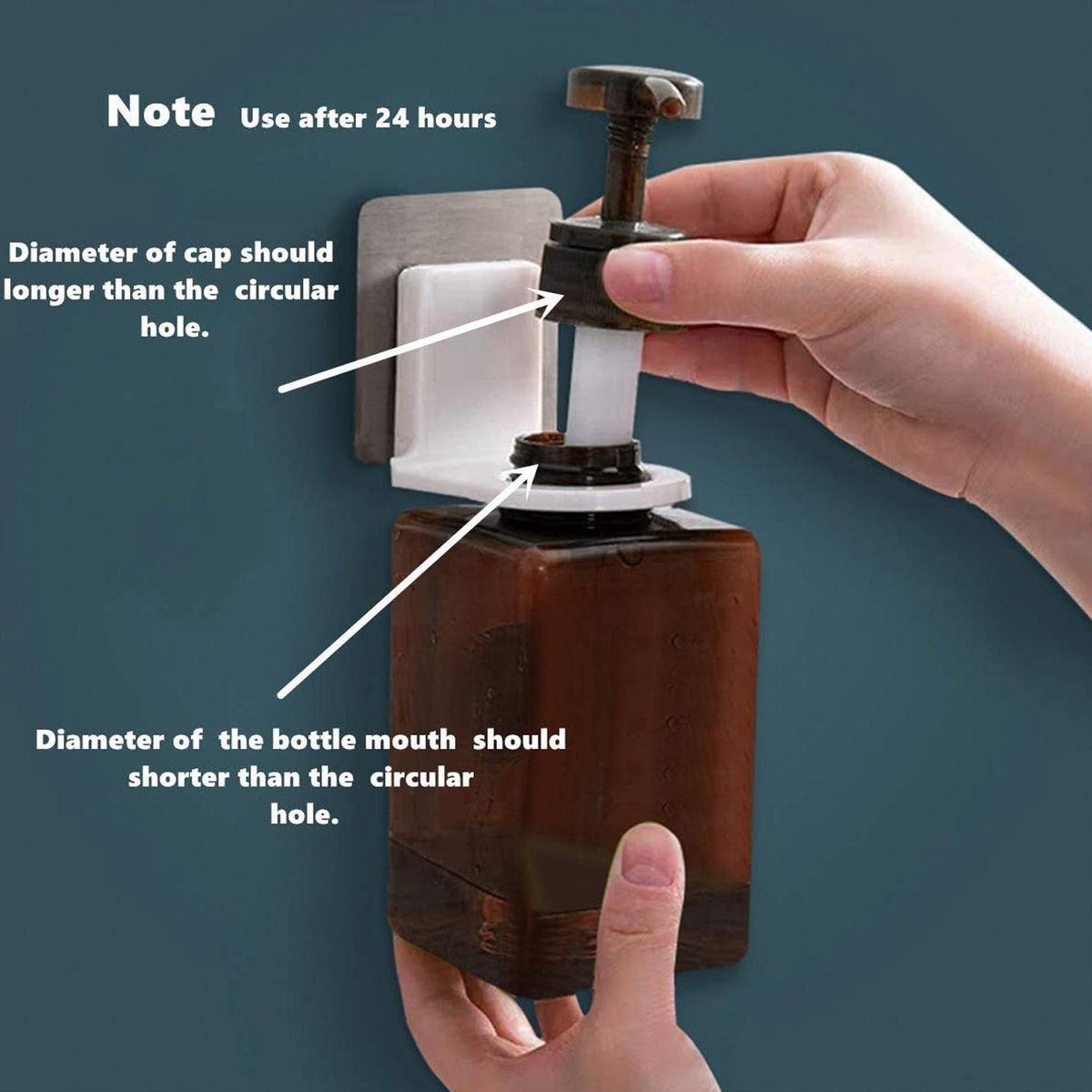 Wall-Mounted Adhesive Hook for Shampoo & Soap, Strong Hold (1pc)
