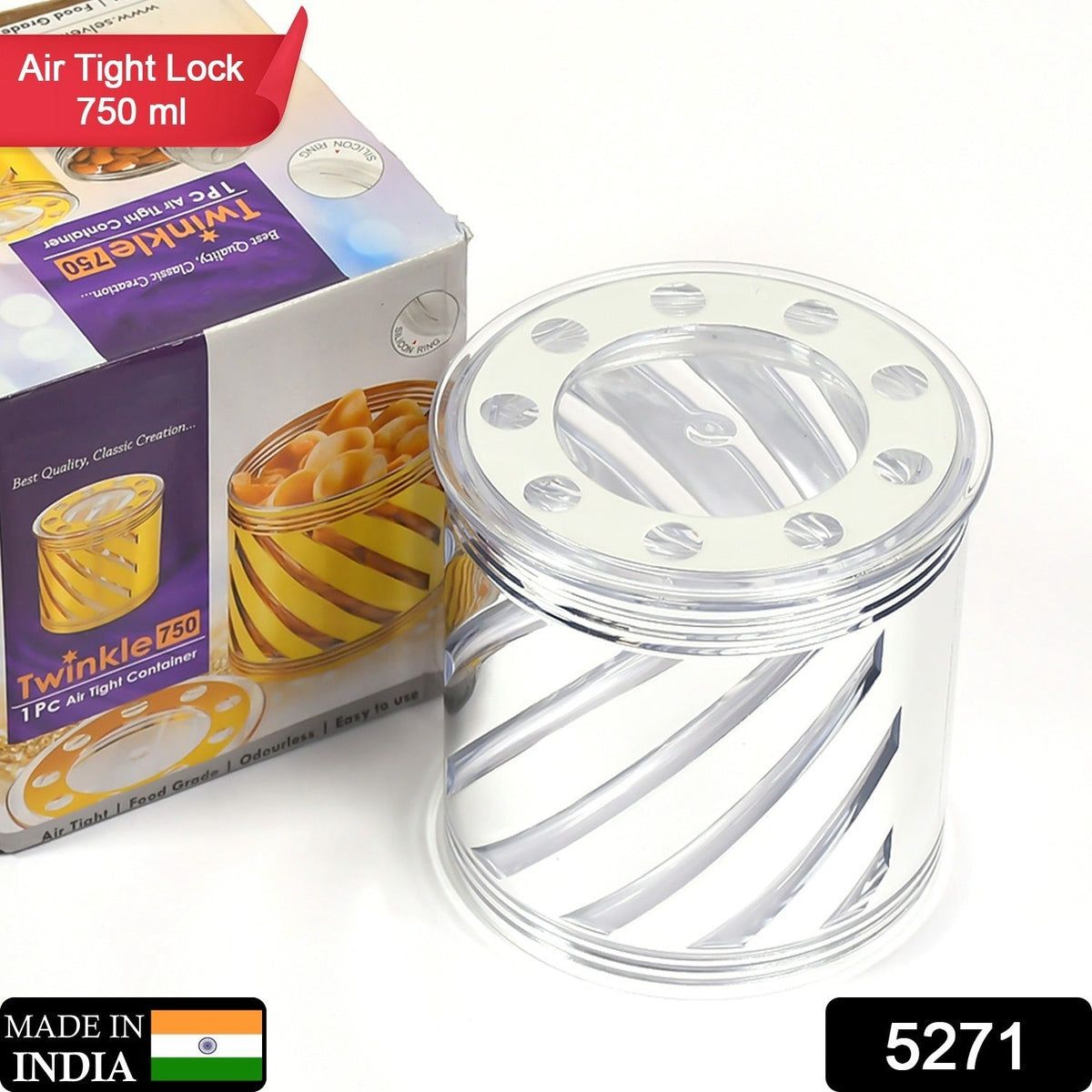 Dry Fruit Container , Storage Airtight Container For home & kitchen Use ( 750 ML )