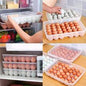 Plastic Egg Storage Container Holder For Refrigerator Egg Tray Holds 24 Eggs (1 Pc)
