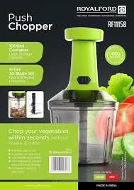 2in1 Press Vegetable Choppers For Kitchen (1100 Ml)