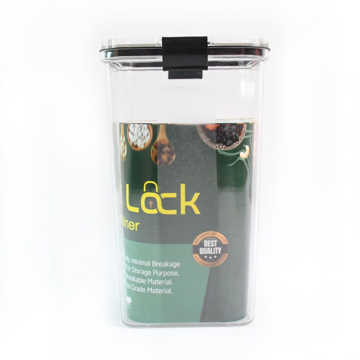 1700 Ml Airtight Lock Lock Plastic Storage Container (1 Pc)