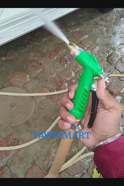 Water Spray Nozzle, Hose Sprayer, High Pressure Long Range Zinc Alloy Rotatable for Gardening Spray Adjustable High Pressure Car Washer Washing Water Spray Gun