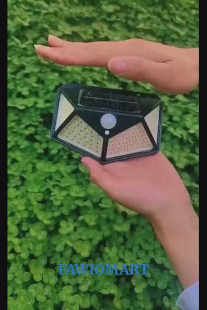 1255 Solar Lights For Garden Led Security Lamp For Home Outdoors Pathways