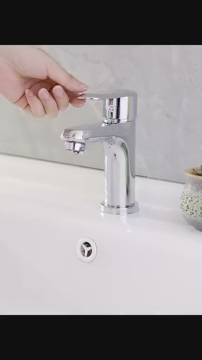 Rotating Splash Filter Faucet Sprayer Head Double O-ring Design For Bathroom Kitchen