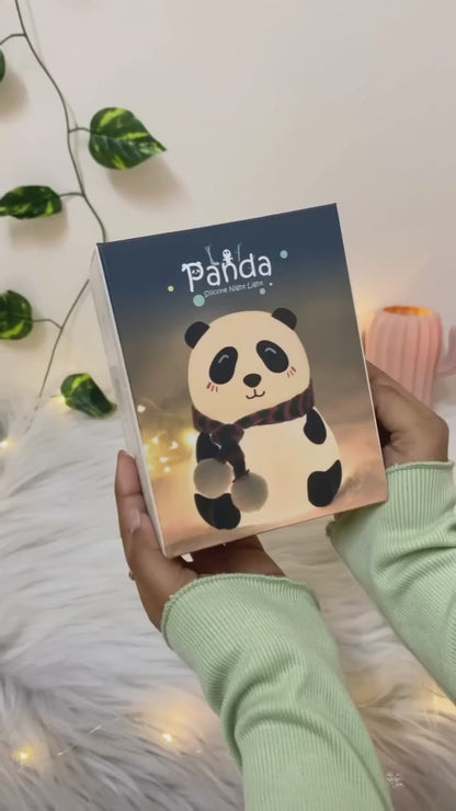 Panda 7-color Led Silicone Touch Lamp (1 Pc)